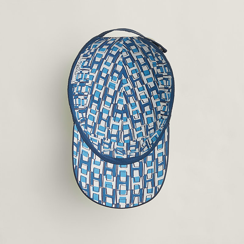 裏地の総柄ロゴもお洒落♪【HERMES】Nevada Wave キャップ 帽子 Nevada Wave cap | Hermès Canada